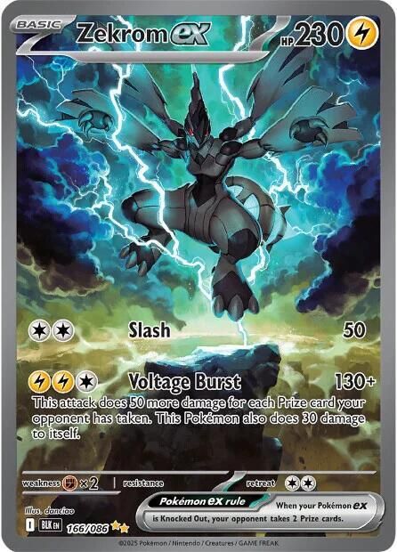 Zekrom ex 166 086 - SV: Black Bolt Real Time Price Data.