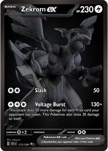Zekrom ex 172 086 - SV: Black Bolt Real Time Price Data.