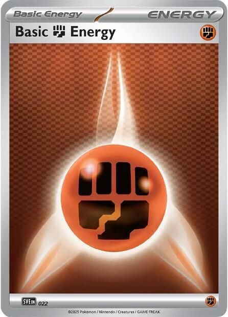 Basic Fighting Energy 022 - SVE: Scarlet & Violet Energies Real Time Price  Data.