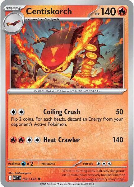 Centiskorch - ME01: Mega Evolution Real Time Price Data.