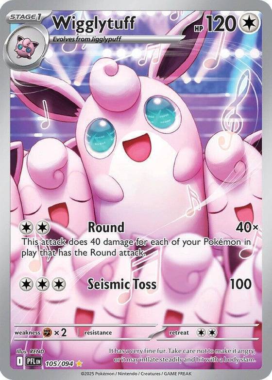 Wigglytuff 105 094 - ME02: Phantasmal Flames Real Time Price Data. Wigglytuff 105 094 - ME02: Phantasmal Flames Real Time Price Data.