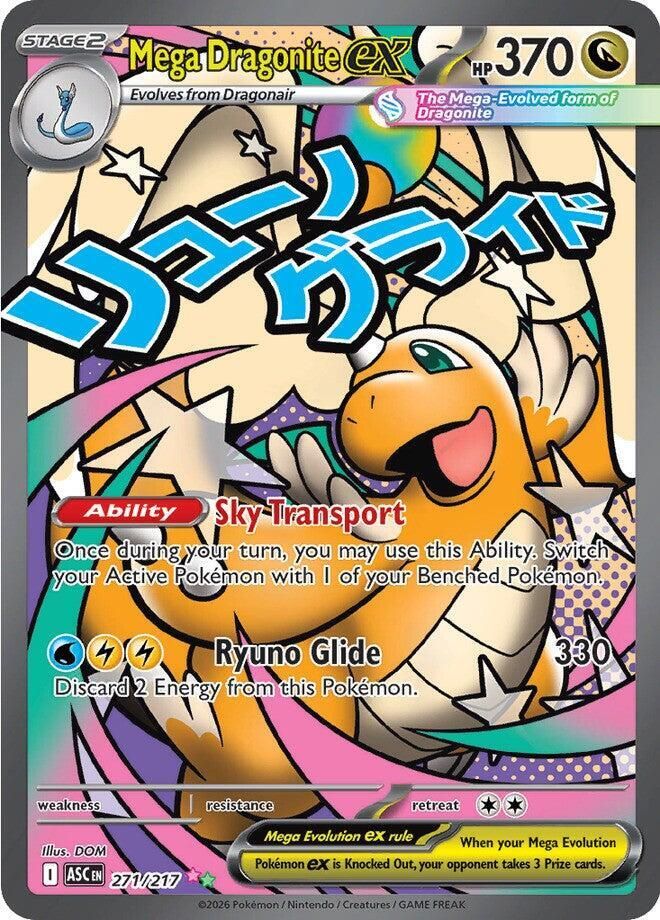 Mega Dragonite ex 271 217 - ME: Ascended Heroes Real Time Price Data.
