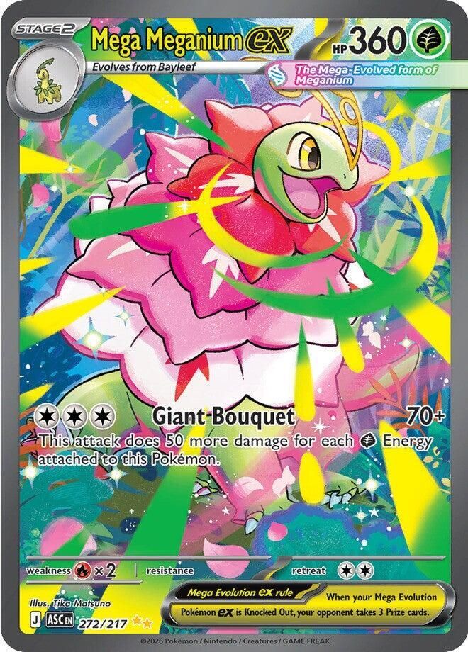 Mega Meganium ex 272 217 - ME: Ascended Heroes Real Time Price Data.