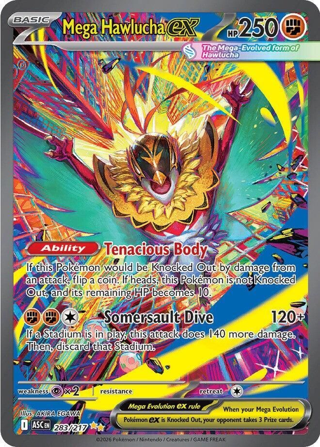 PSA10 Mega Hawlucha ex SAR 英語版 283/217 Mega Hawlucha ex 283 217 - ME: Ascended Heroes Real Time Price Data.