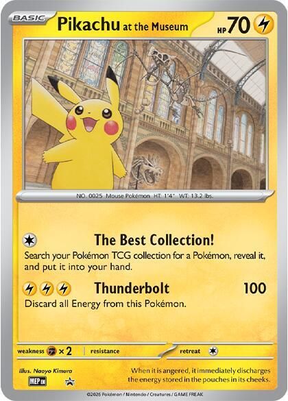 Pikachu at the Museum - Jumbo Cards Real Time Price Data.