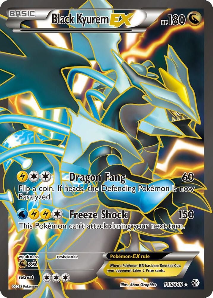 kyurem ex pokemon card value Amazon.com: Pokemon - Black Kyurem ex 218/191 main image 0
