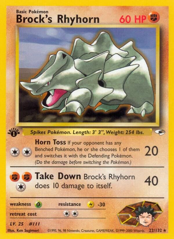 Brocks Rhyhorn 22 - Gym Heroes Real Time Price Data.