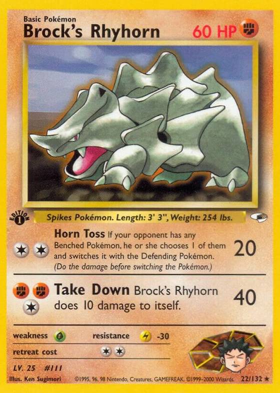 Brocks Rhyhorn 22 - Gym Heroes Real Time Price Data. Brocks Rhyhorn 22 - Gym Heroes Real Time Price Data.