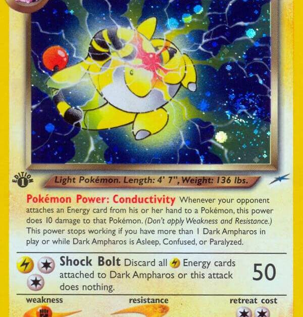 Dark Ampharos - Neo Destiny Real Time Price Data. Dark Ampharos - Neo Destiny Real Time Price Data.