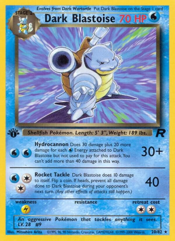 Dark Blastoise 20 - Team Rocket Real Time Price Data.