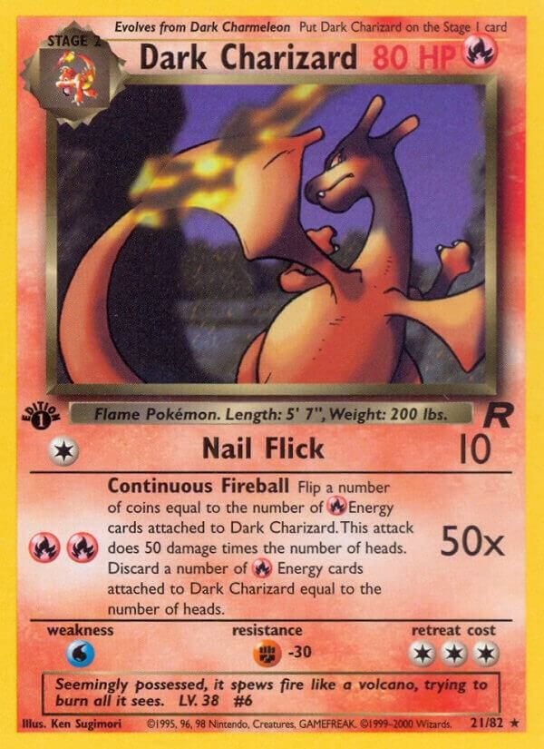 Dark Charizard 21 - Team Rocket Real Time Price Data.