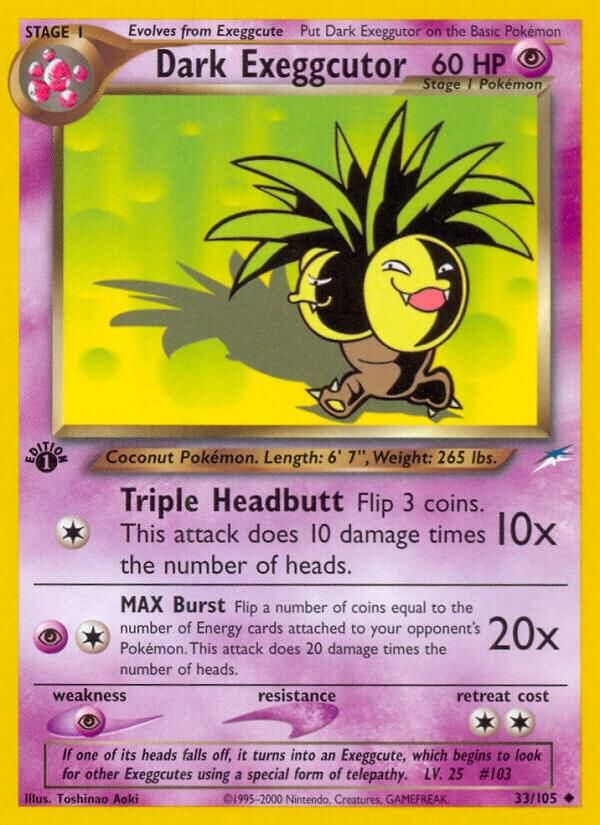Dark Exeggcutor - Neo Destiny Real Time Price Data.