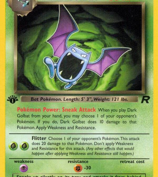 Dark Golbat 24 - Team Rocket Real Time Price Data.