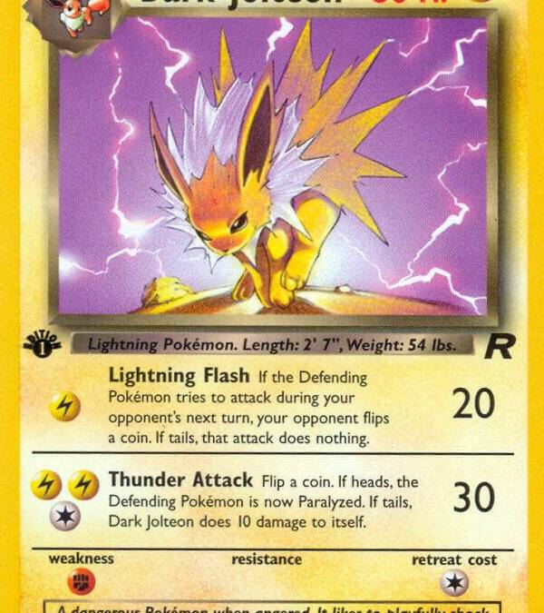 Dark Jolteon - Team Rocket Real Time Price Data.