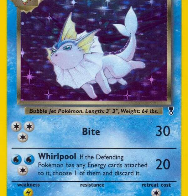 dark vaporeon pokemon card price 2002 Nintendo Pokemon Legendary Collection Dark Vaporeon-Reverse Foil