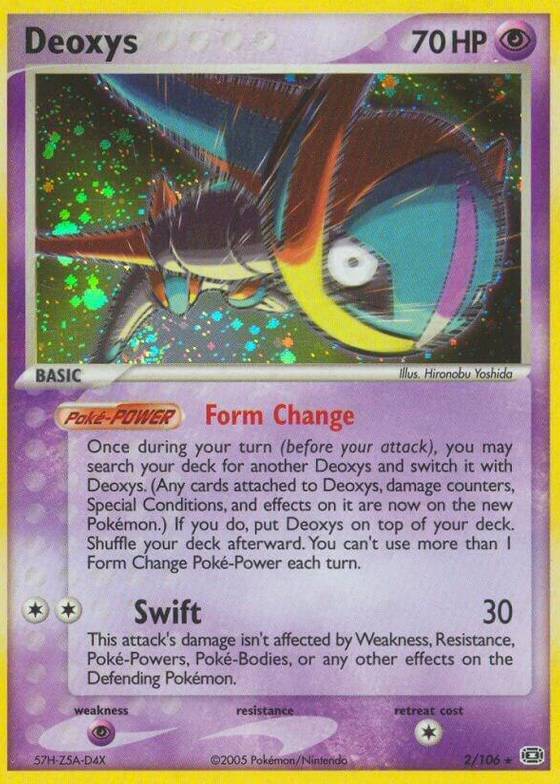 Deoxys Speed Forme - Emerald Real Time Price Data. Deoxys Speed Forme - Emerald Real Time Price Data.