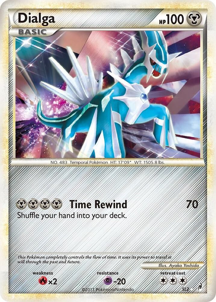 shiny dialga pokemon card Origin Forme VSTAR - 210/189 [2MM] Full Metal Impact (150) Discard 2 Metal Energy attached to this Pokemon. Dialga Gold Star - Pokmon