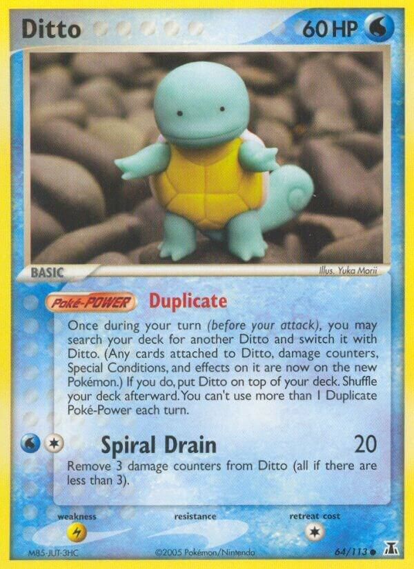 Ditto 64 113 Squirtle - Delta Species Real Time Price Data.