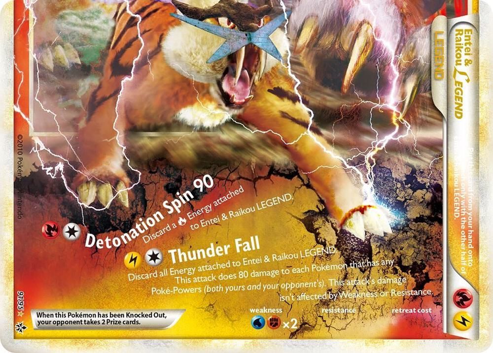 Entei and Raikou Legend bottom - Unleashed Real Time Price Data.