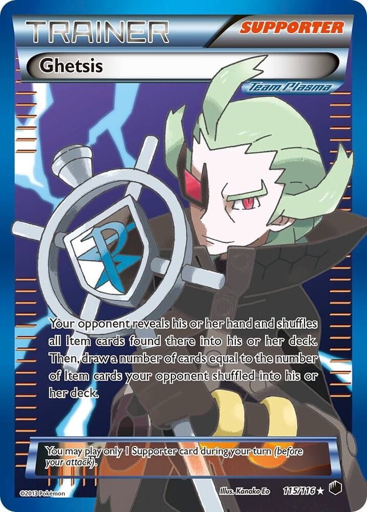 Ghetsis Team Plasma Full Art - Plasma Freeze Real Time Price Data.
