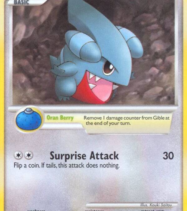pokemon card gible TCG Pocket Promo Custom Textured Full Alt Art Illustration Fighting Gnaw (30) Weakness None None Resistance None None Retreat Cost How To Beat The Gible