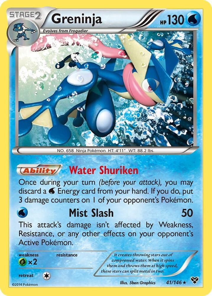 Greninja - XY Base Set Real Time Price Data.