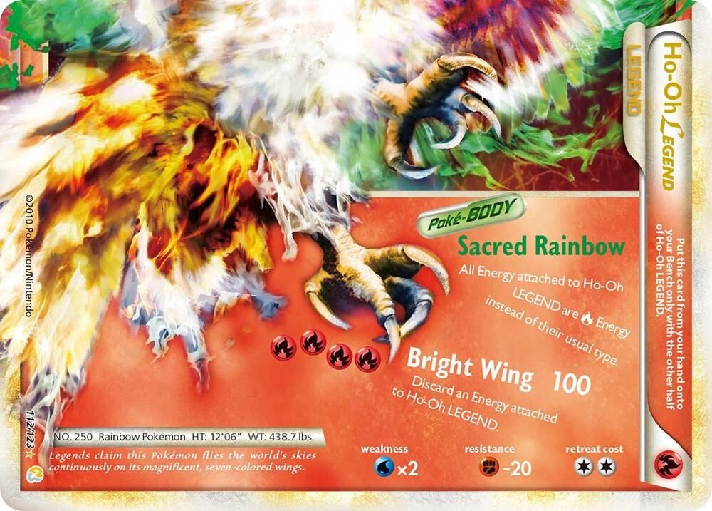 ho oh legend pokemon card 2009 POKEMON JAPANESE HEARTGOLD 1ST EDITION HOLO HO-OH LEGEND PAIR CGC 10  PRISTINE main image 1