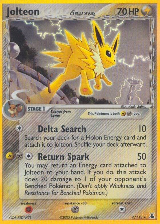 Jolteon Delta Species - Delta Species Real Time Price Data. Jolteon Delta Species - Delta Species Real Time Price Data.