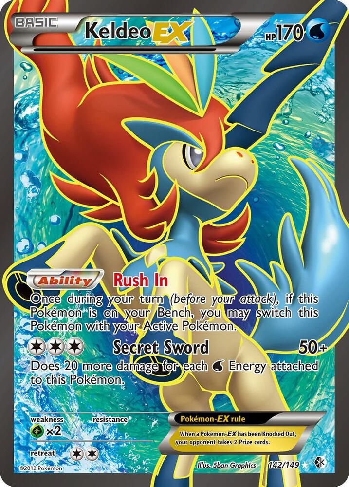 keldeo pokemon card price Pokemon Boundaries Crossed Keldeo #47