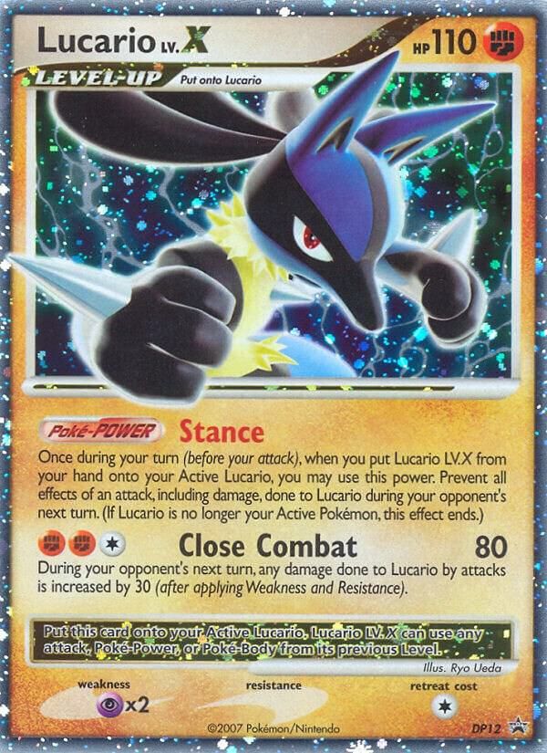 Lucario LVX DP12 - Diamond and Pearl Promos Real Time Price Data.