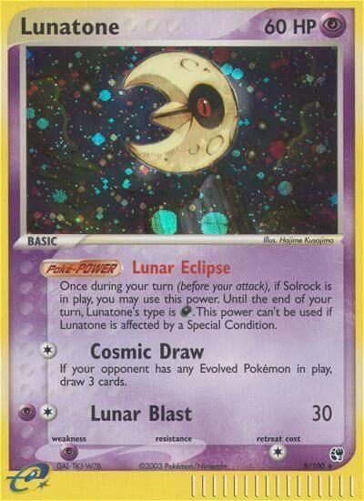 lunatone pokemon card Lunatone