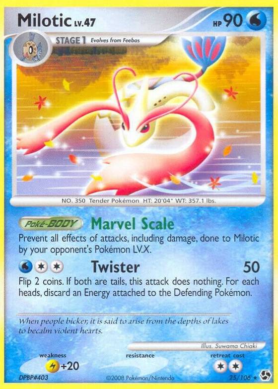 pokemon card milotic Milotic ex 217/191 Ultra Rare Surging Sparks NM/M