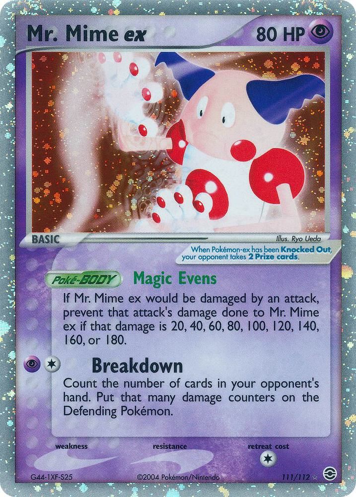 Mr Mime ex 111 112 - FireRed & LeafGreen Real Time Price Data.