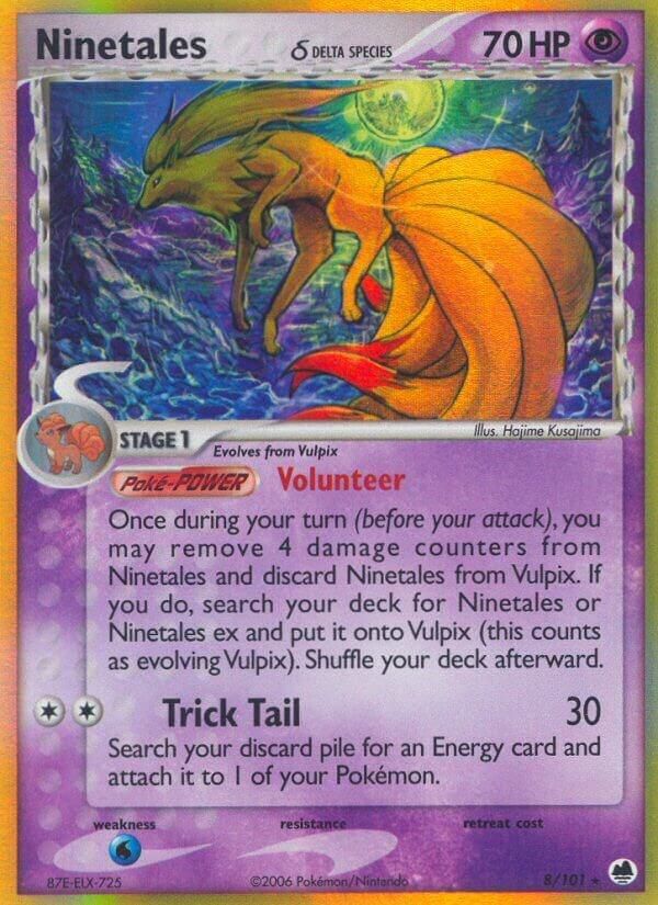 Ninetales Delta Species - Dragon Frontiers Real Time Price Data.