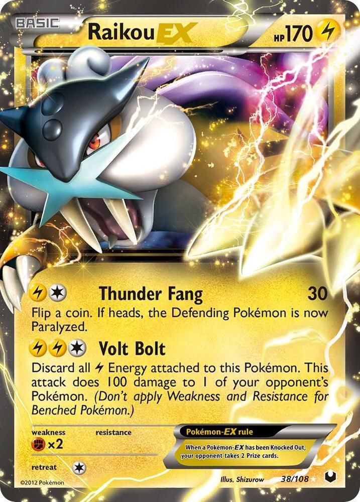 Raikou EX - Dark Explorers Real Time Price Data.