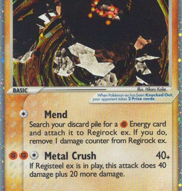 regirock ex pokemon card - Regirock-EX (43/124) - XY Fates Collide RarityUltra Rare Hit Points100 HP Colorless Regirock ex - Emerald Real