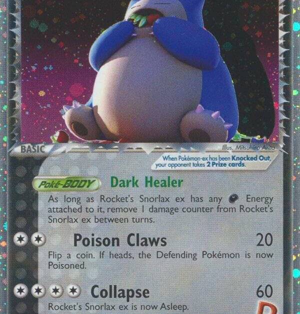 snorlax pokemon card ex Rockets Snorlax ex - Team