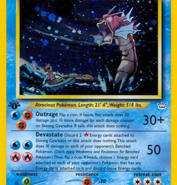 Shining Gyarados - Neo Revelation Real Time Price Data. Shining Gyarados - Neo Revelation Real Time Price Data.