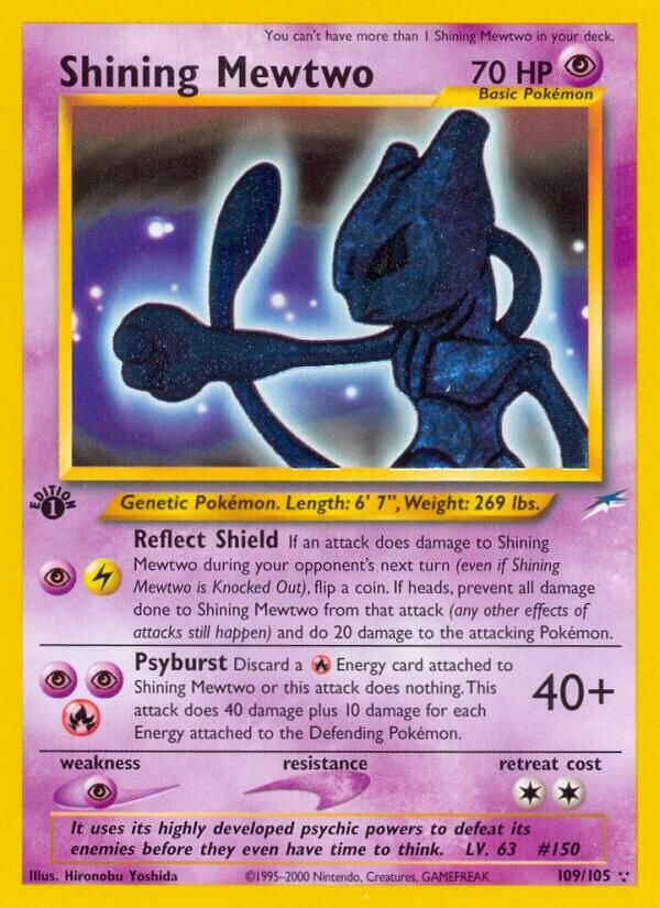 ポケモンカードゲーム Shining Mewtwo Shining Mewtwo #109 Prices | Pokemon Neo Destiny | Pokemon Cards
