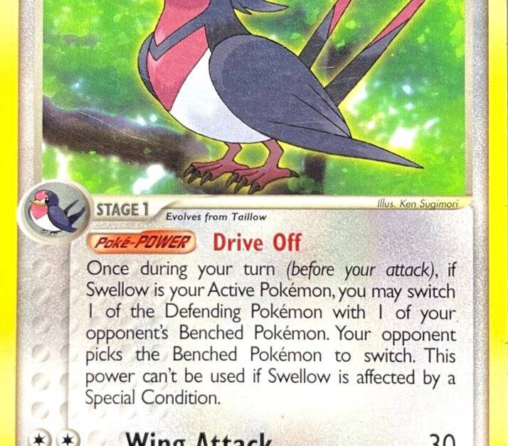 swellow pokemon card value SWELLOW Stage 1 Pokemon Card Vivid Voltage 134/185 Uncommon 2020