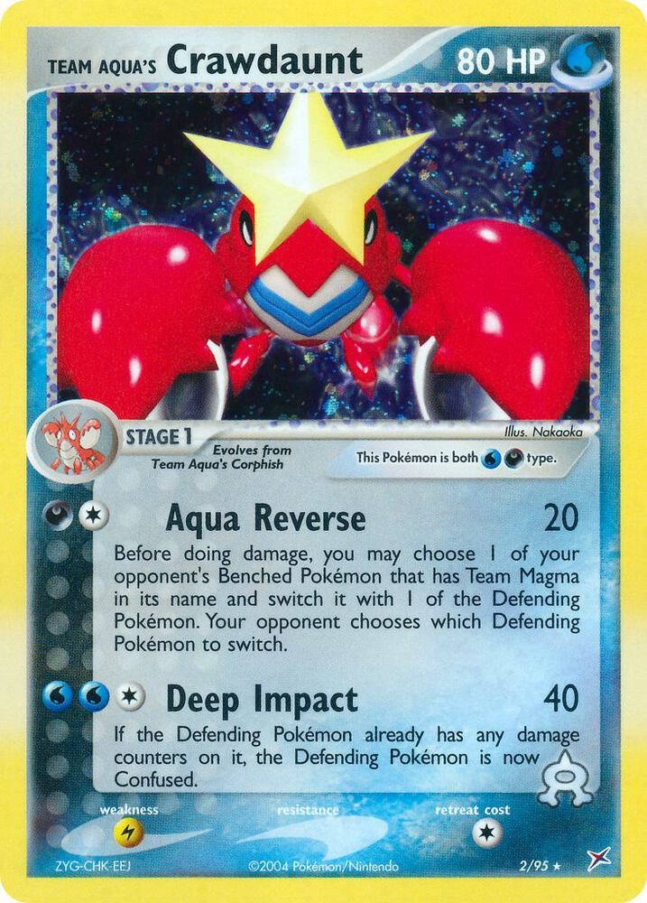 Team Aquas Crawdaunt 2 95 - Team Magma vs Team Aqua Real Time