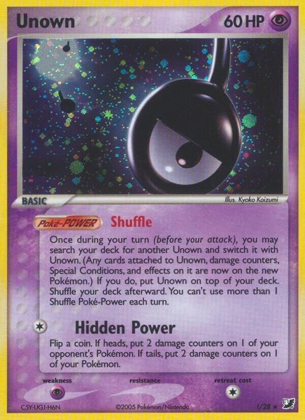 are unown pokemon cards rare Unown V - 065/195 Ultra Rare main image 0
