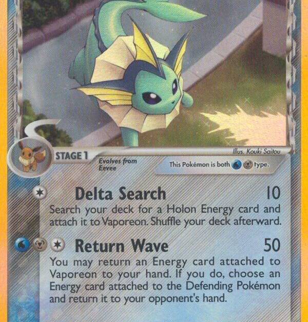 Vaporeon Delta Species - Delta Species Real Time Price Data. Vaporeon Delta Species - Delta Species Real Time Price Data.