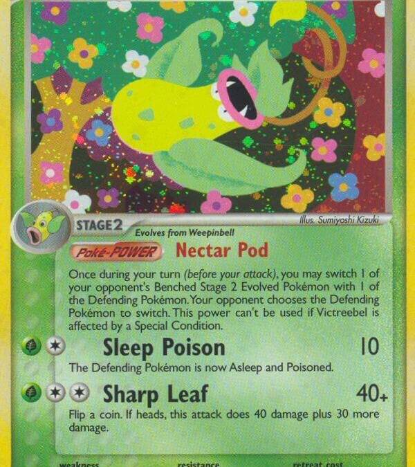 pokemon card victreebel Victreebel 30/64 Non-Holo Rare Pokemon Card Near Mint