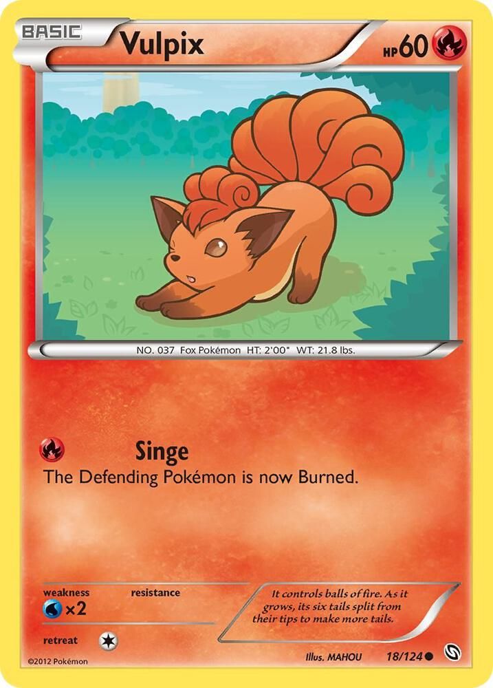 Vulpix - Dragons Exalted Real Time Price Data.