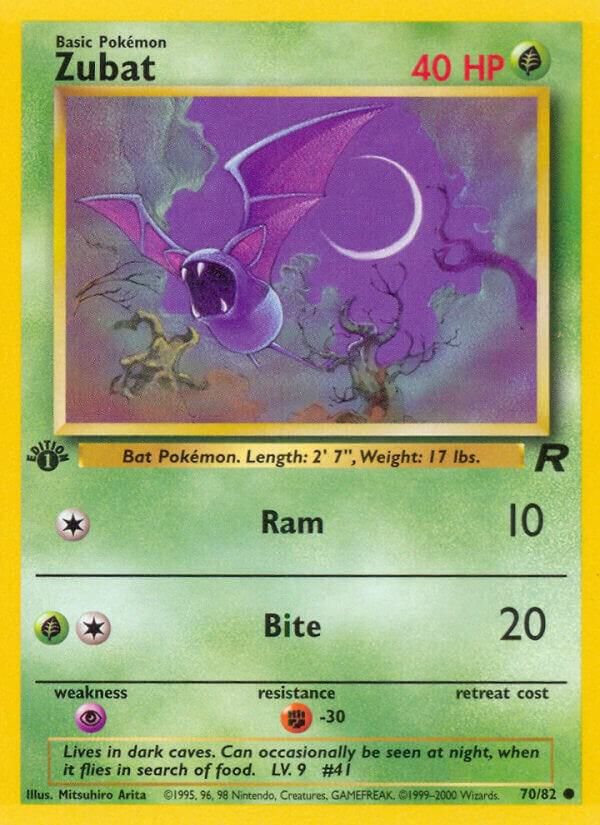 Zubat - Team Rocket Real Time Price Data.