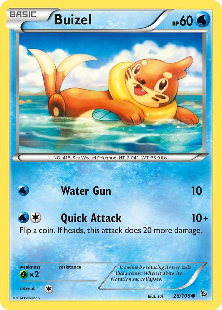Buizel - XY - Flashfire Real Time Price Data.
