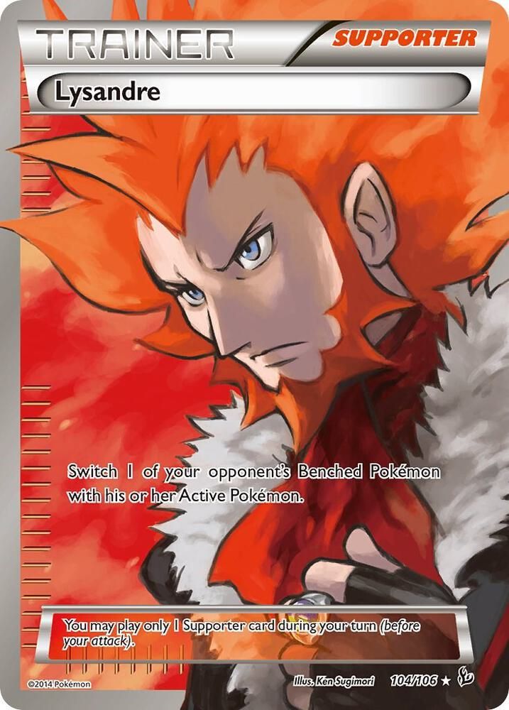 Lysandre 104 Full Art - XY - Flashfire Real Time Price Data.
