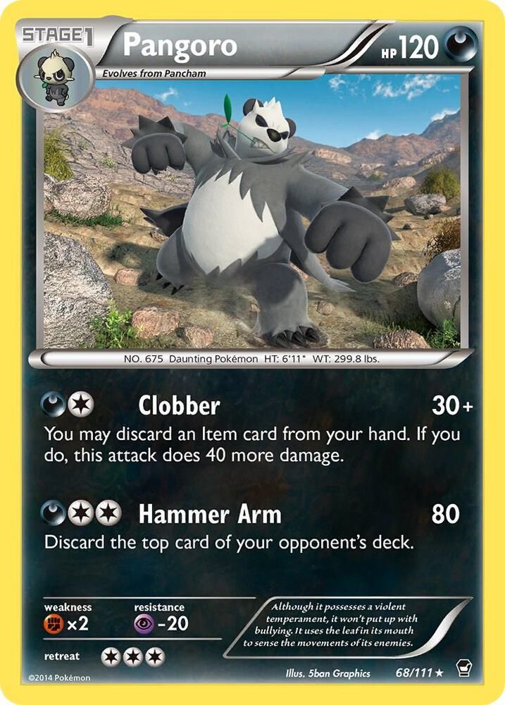 Pangoro - XY - Furious Fists Real Time Price Data.