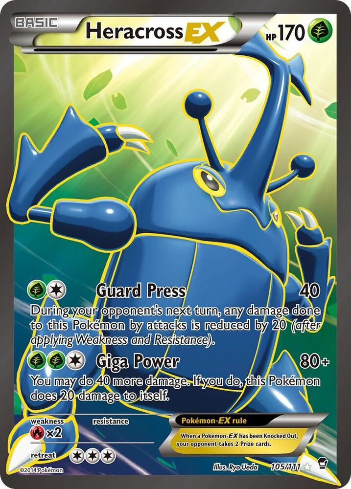 heracross pokemon card price Pokemon - Heracross - 11/147 - Rare - Reverse Holo - Collectible Card